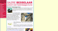 Desktop Screenshot of galeriebesselaar.nl